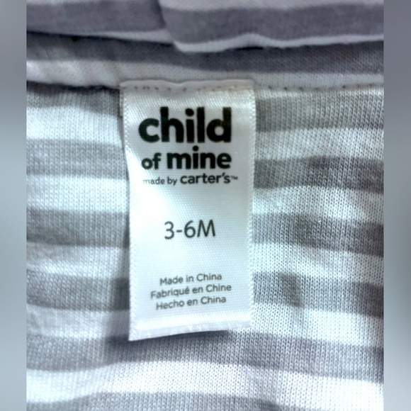 Carter’s “Child of Mine” Baby Bunting, 3-6 Mth. Blue, Elephant Embroidery, NWT - Picture 5 of 7